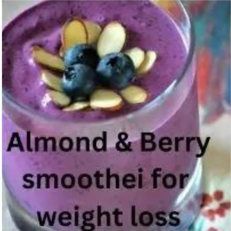 Almond Berry Smoothy recipe for weight loss